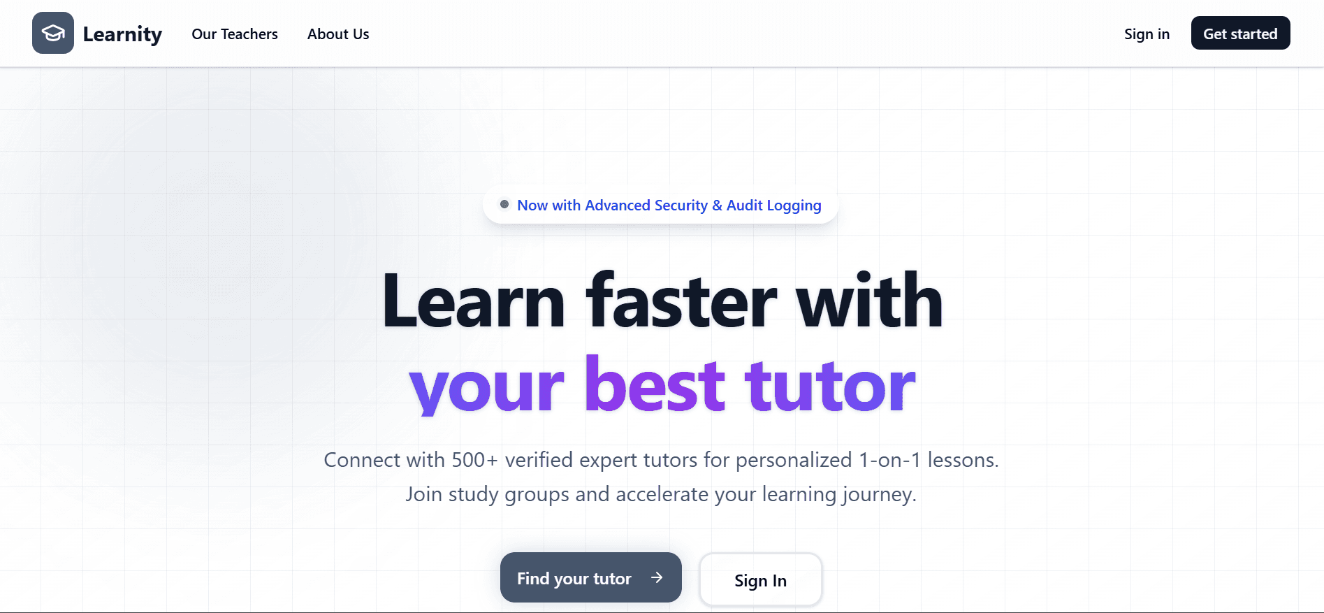 Learnity – AI-Powered EdTech Platform (FYP)